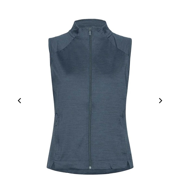 Puma Tops - Puma Blue Sleeveless golf vest with Mandarin Collar BNWT large